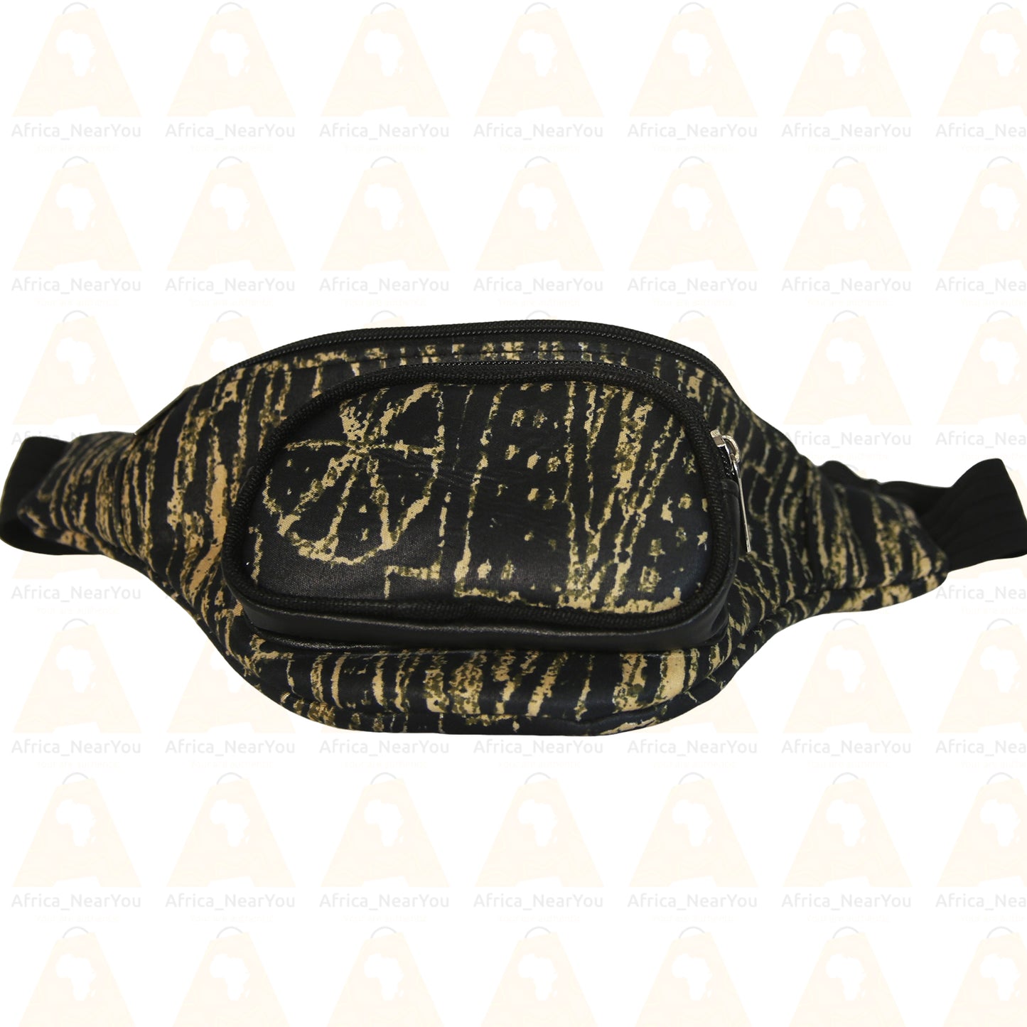 Vibrant African Print Waist Bag – Stylish Fanny Pack for Everyday Convenience