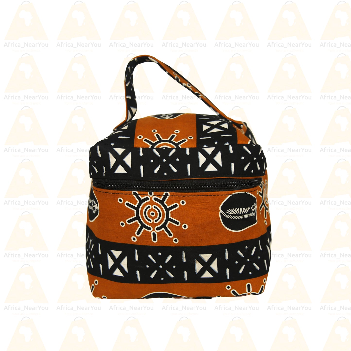 Vibrant Versatility: African Print Multifunctional Toiletry Bag withoutmousse