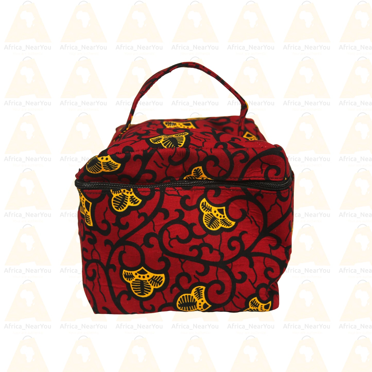 Vibrant Versatility: African Print Multifunctional Toiletry Bag withoutmousse
