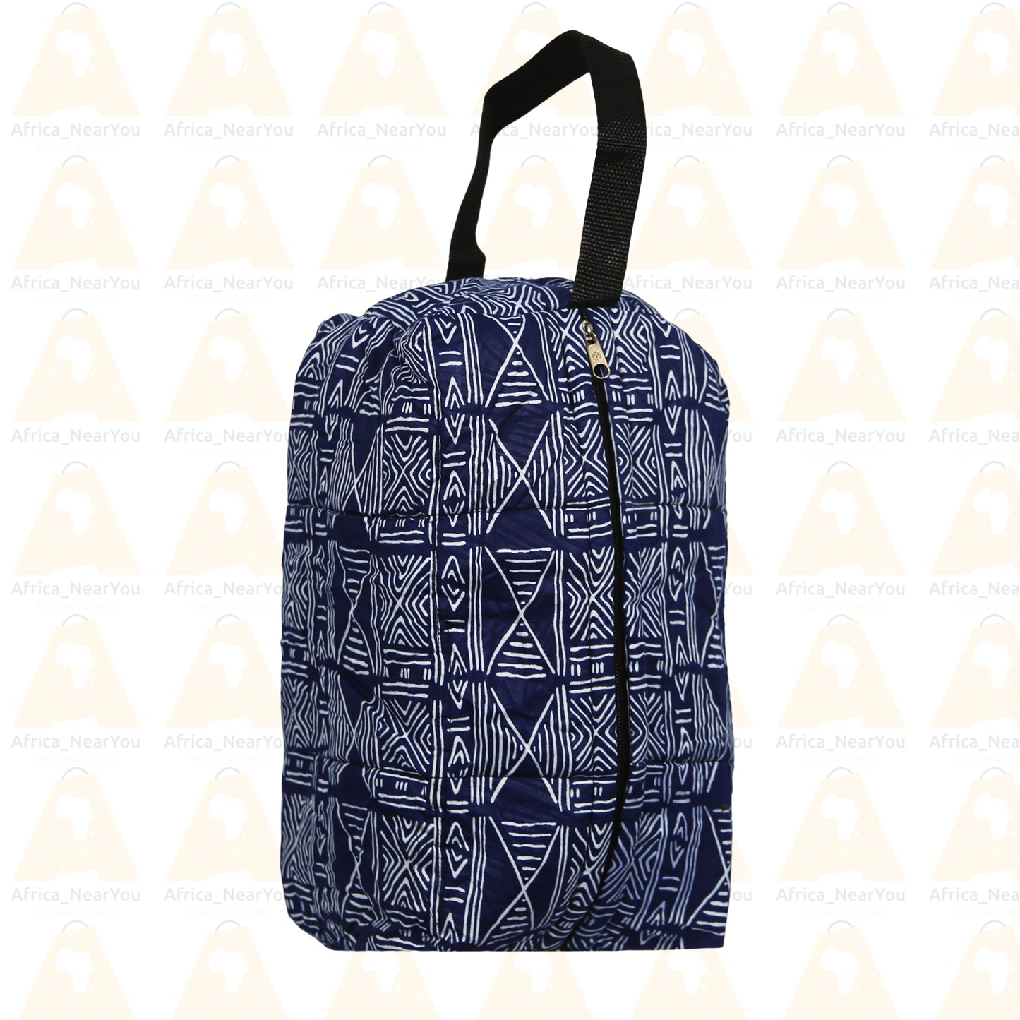 Sport / Toiletry Bag: Vibrant African Print Duffe With Mousse