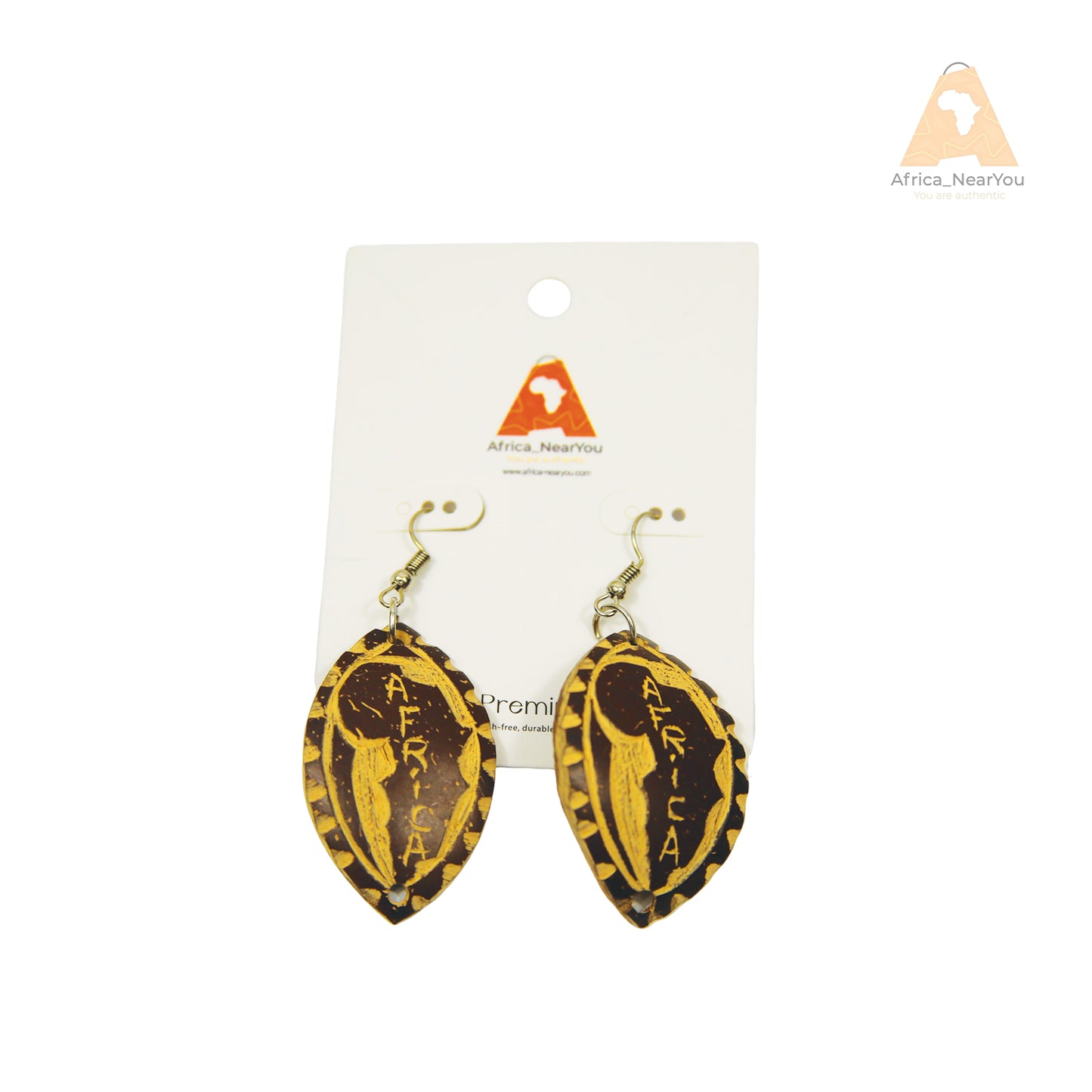 Handmade Coconut Shell Earrings