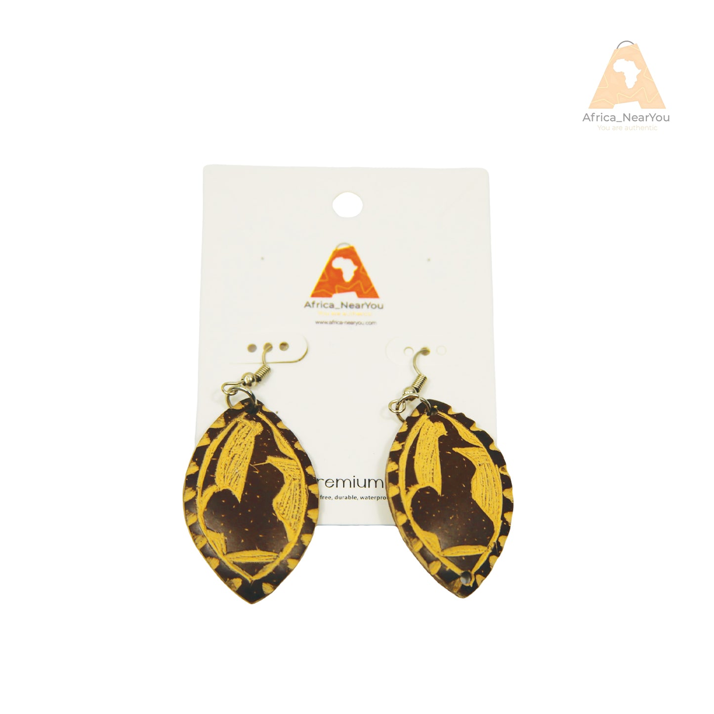 Handmade Coconut Shell Earrings