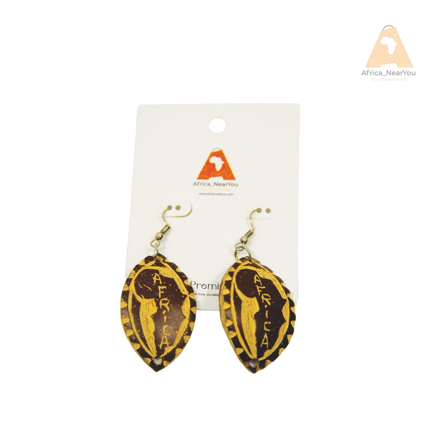 Handmade Coconut Shell Earrings