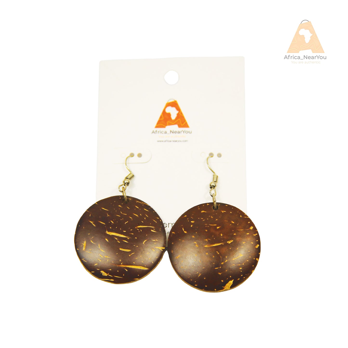 Handmade Coconut Shell Earrings