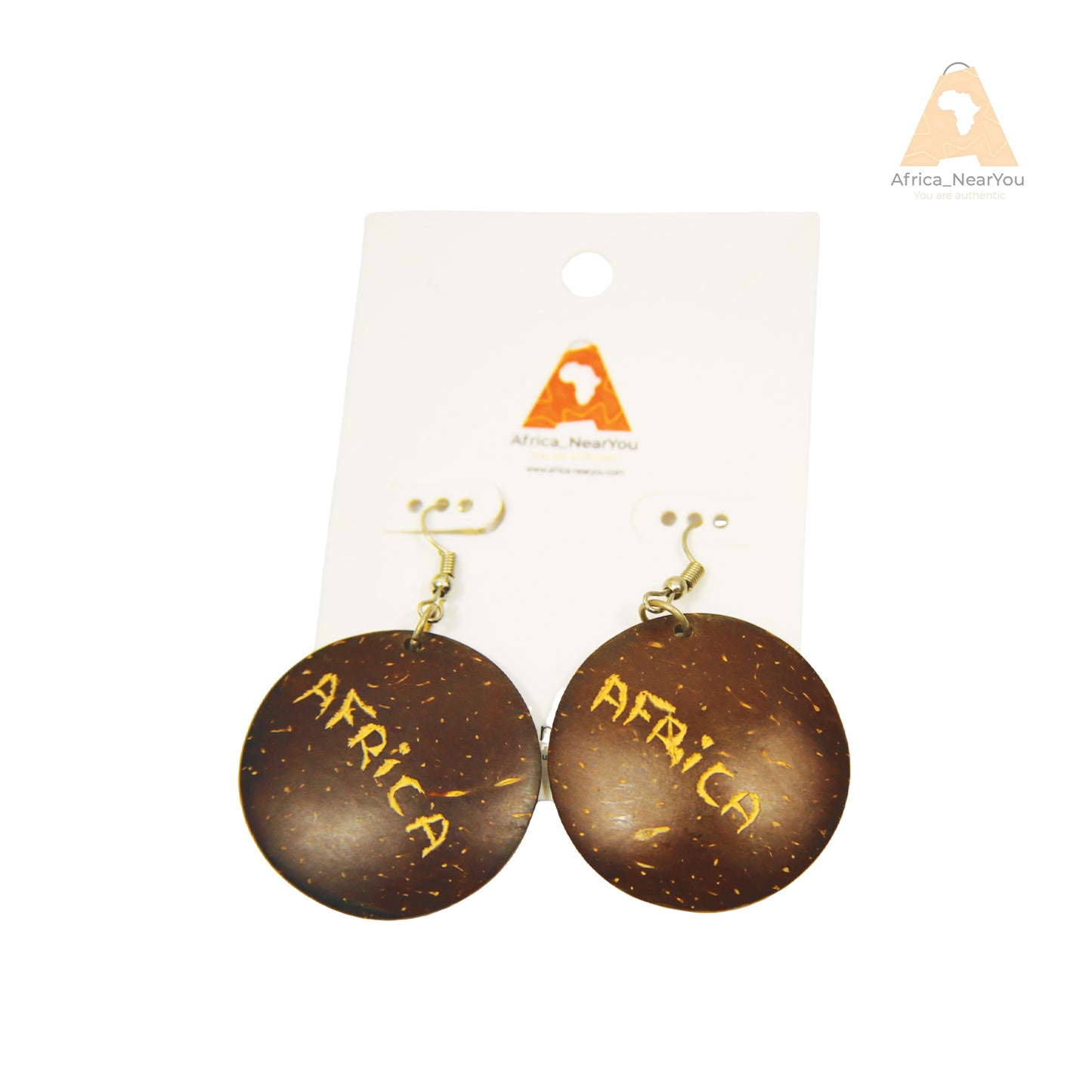 Handmade Coconut Shell Earrings