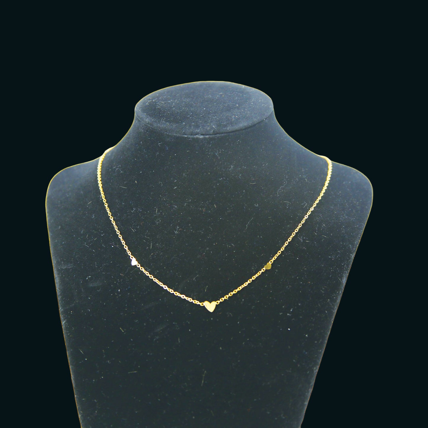Minimalist Gold Heart Chain Necklace