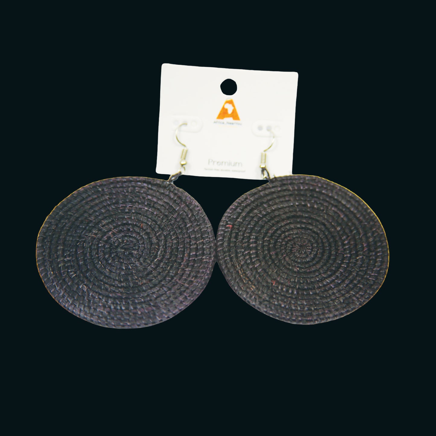 African Raffia Earrings