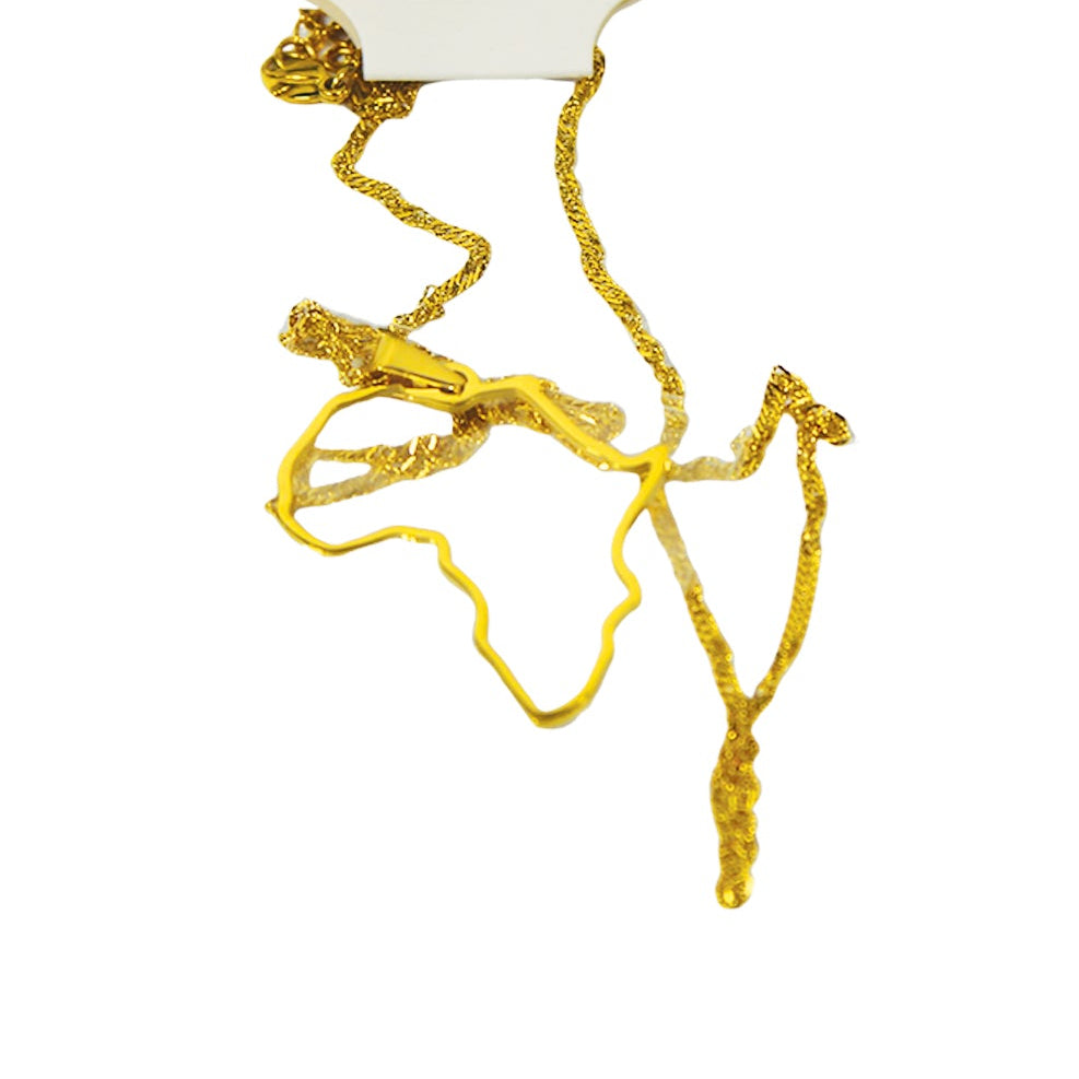 Africa Shape Necklace