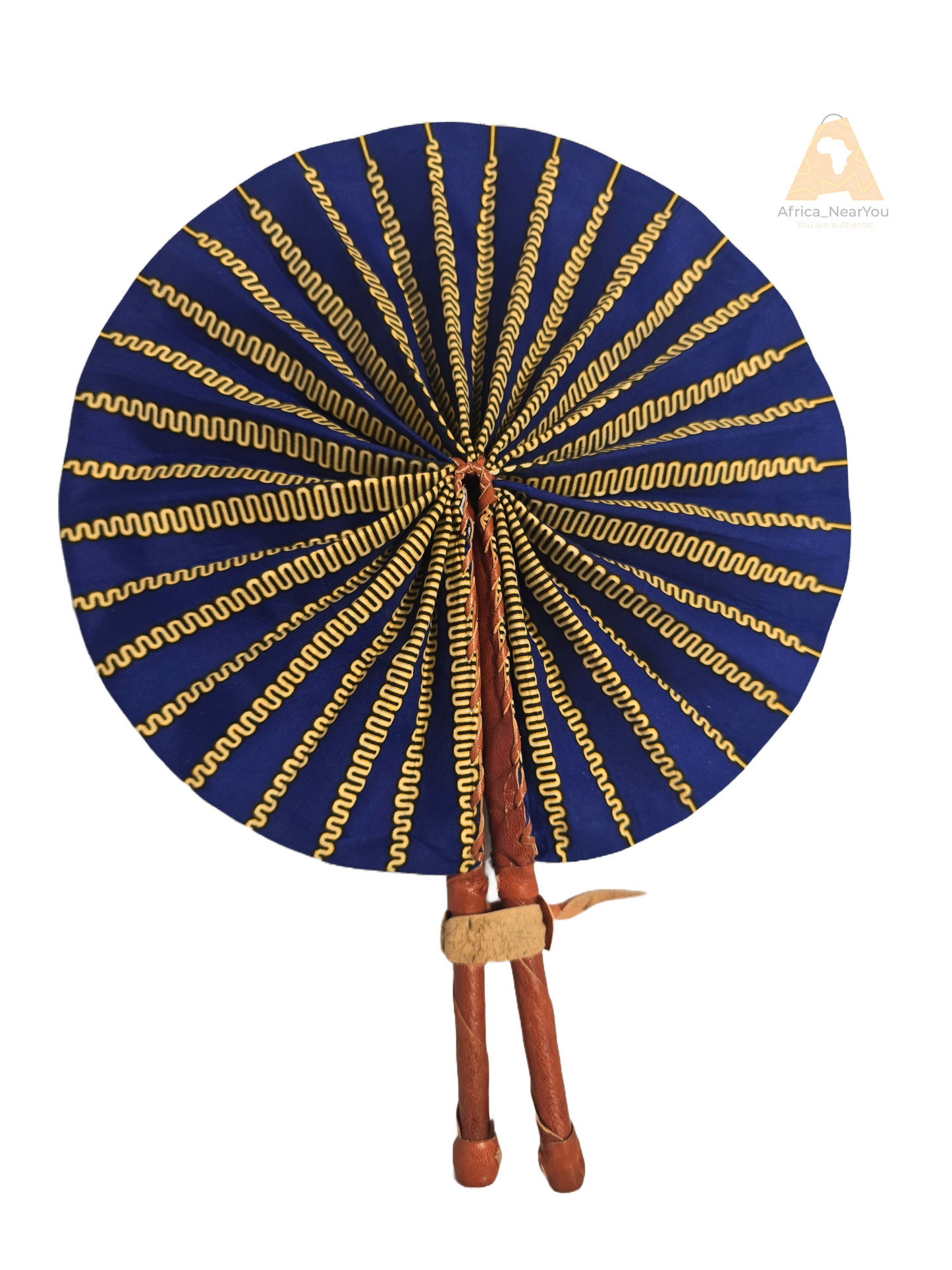 Golden Rays Elegance Fan