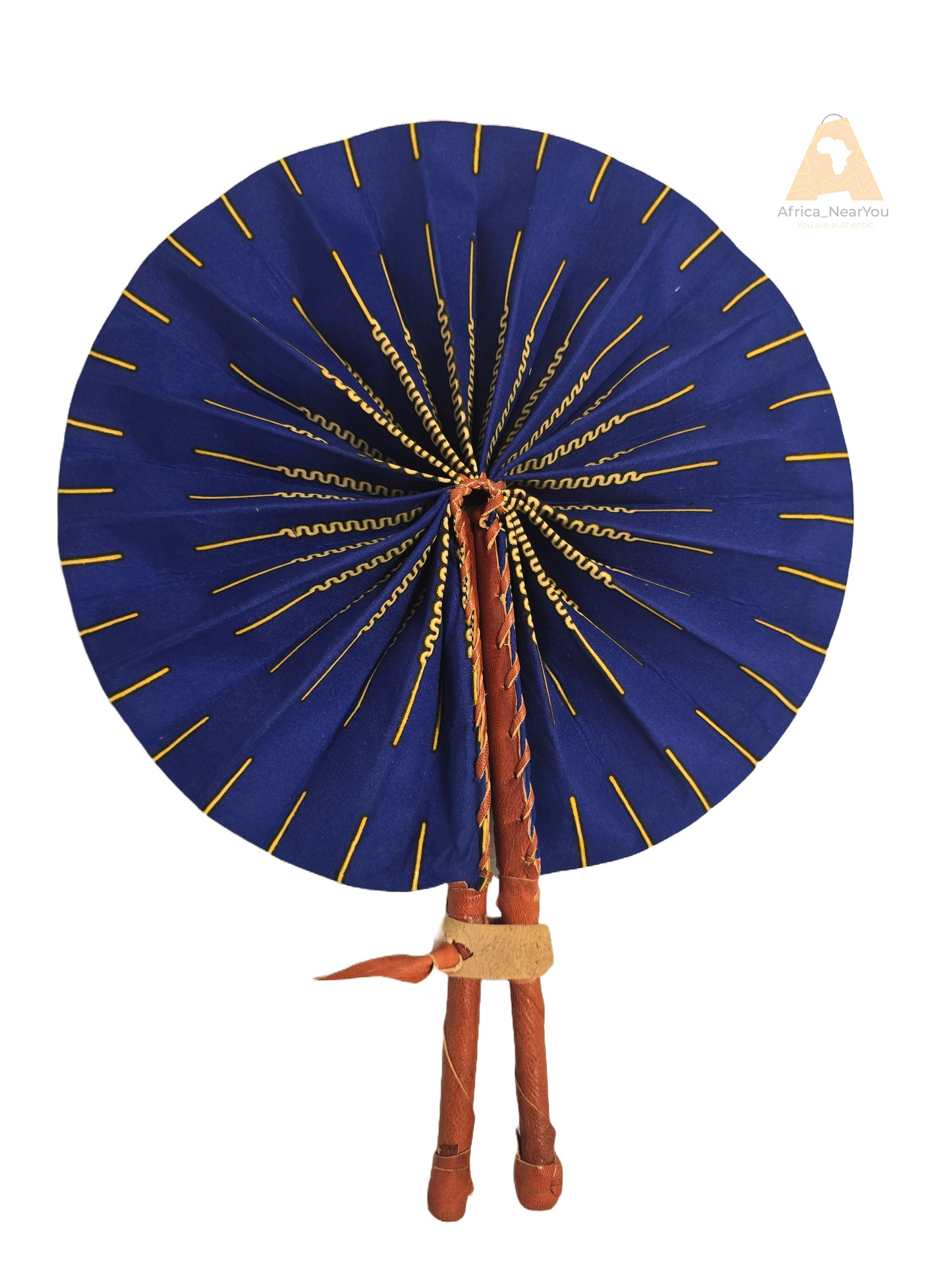 Golden Rays Elegance Fan