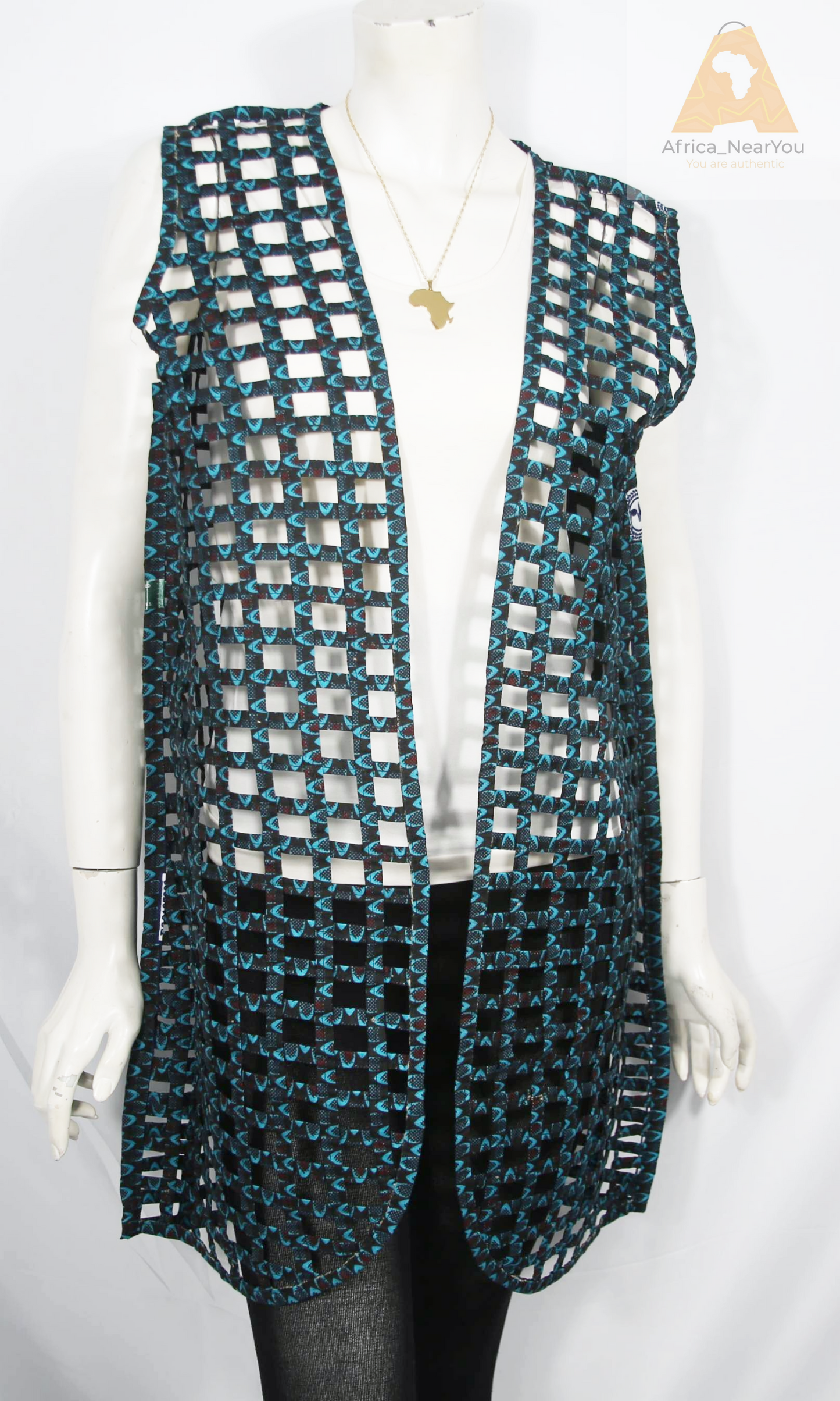 Ocean Breeze Vest | Strip Blouse