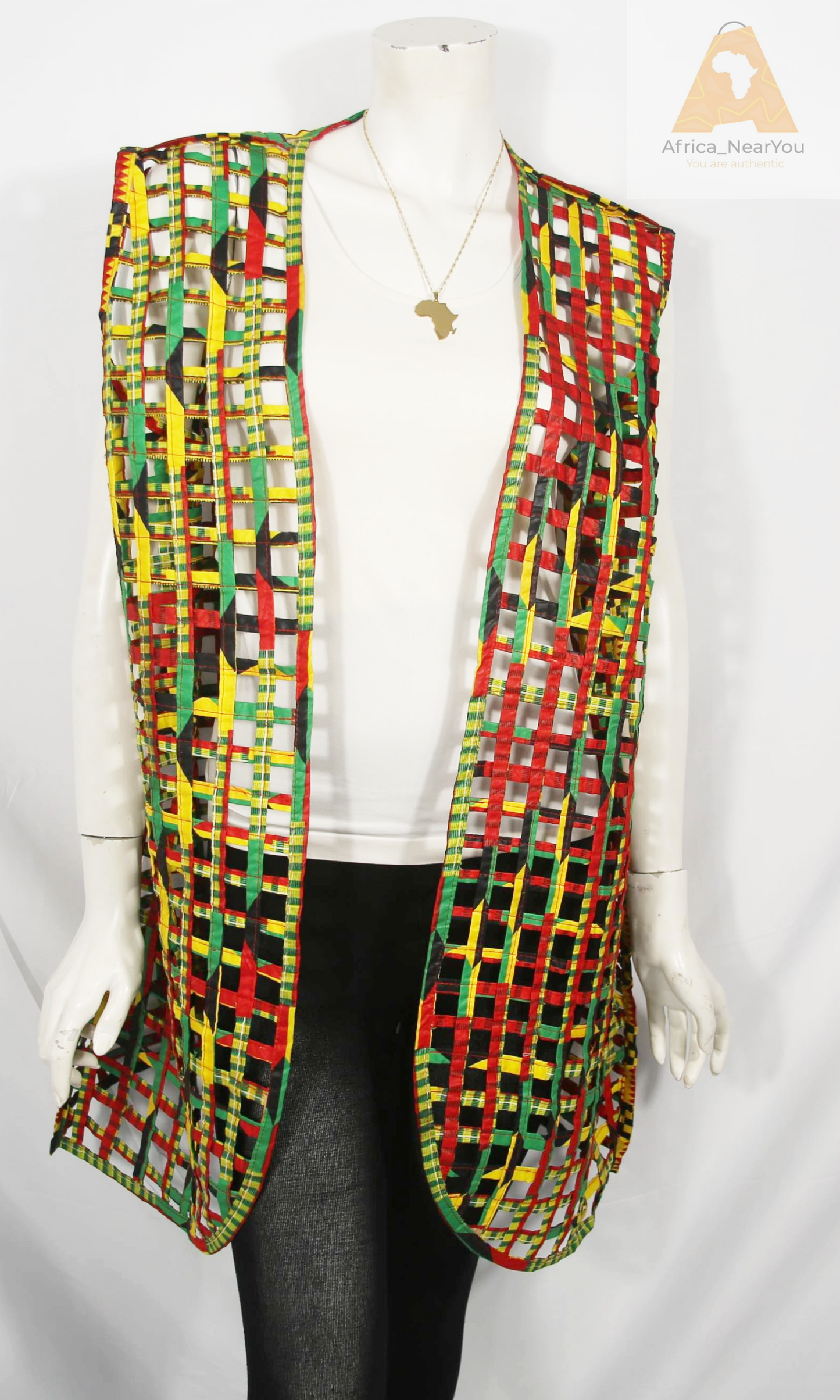 Rasta Harmony Vest | Strip Blouse