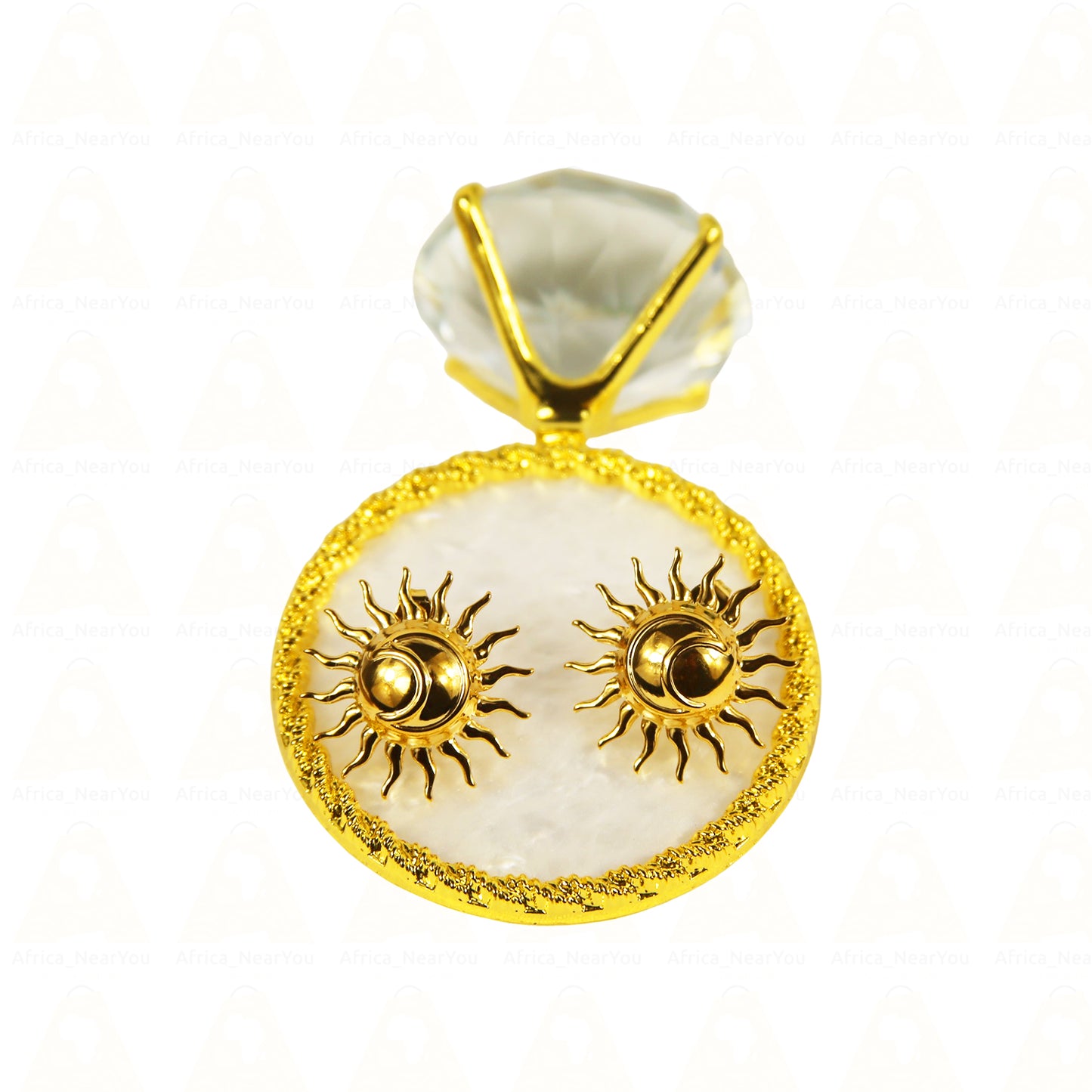 Gold Sun Stud Earrings – Unique Celestial Jewelry for Radiant Style