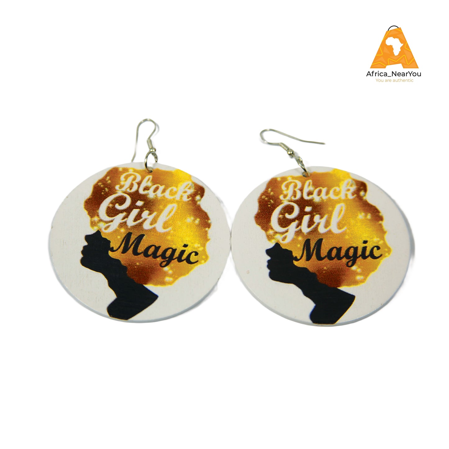Circle Wooden Earrings