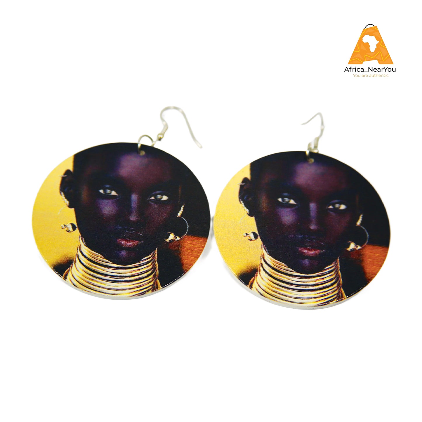 Circle Wooden Earrings