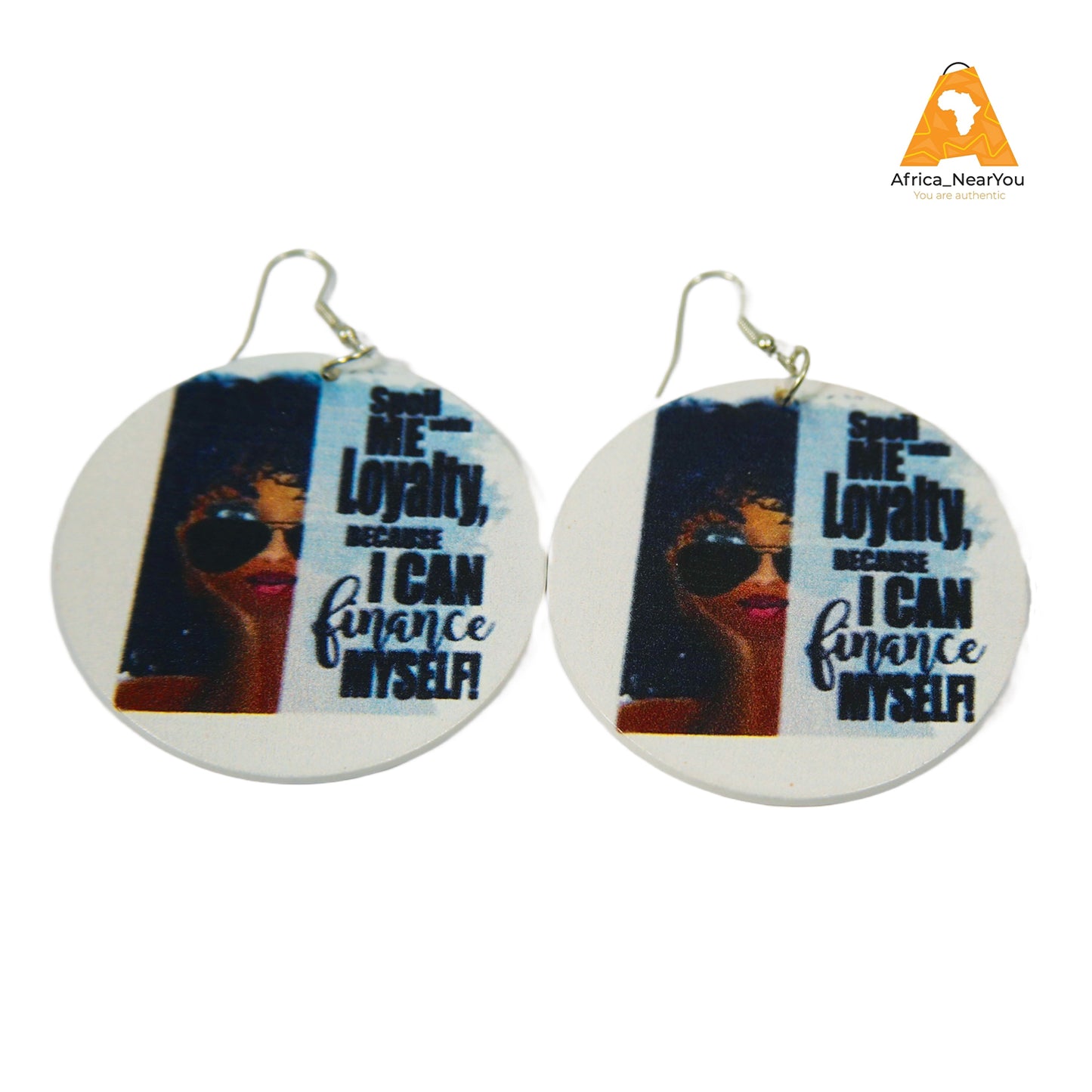 Circle Wooden Earrings
