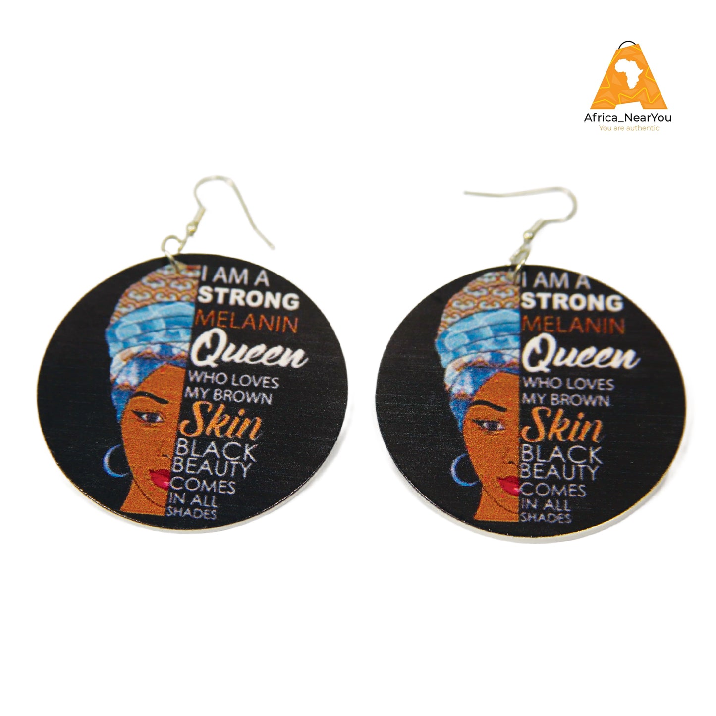 Circle Wooden Earrings
