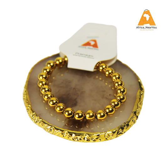 Gold Plated Beaded Bracelet