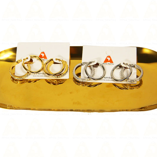 Stylish Hoop Earrings with Elegant Details