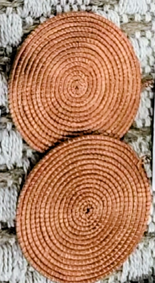 African Sizal/Raffia Earrings